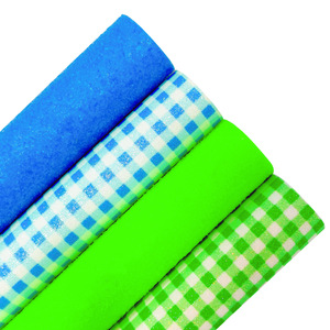 Paquete de 8 Hojas Tamaño A4, Lámina Gruesa de Cristal con Estampado a Cuadros, para Manualidades, Accesorios para el Cabello de Niños, PU Resistente a la Abrasión - Product Image 4