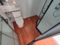 Conteneur d'expédition pliable en acier modulaire préfabriqué de 40 pieds, villa/bureau moderne à deux chambres en conteneur