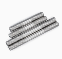 M2-M20 Stainless Steel Zinc Plated Double-Ended Metric Threaded Rods Studs and Fasteners Left Hand for General Industry