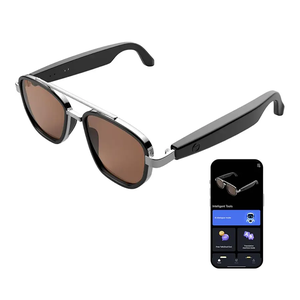 Lunettes de traduction IA GS17 Son panoramique 360° Chargement magnétique pour contrôle tactile <span class=keywords><strong>Musique</strong></span> Appels Conduite Protection UV - Product Image 1