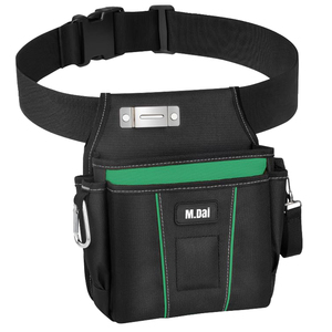 Magnetic Waterproof Tool Belt Men 10 Pockets Heavy Duty Padded Handle Tool <b>Pouch</b> Magnet Holster <b>Nails</b> Detachable Adjustable - Product Image 3