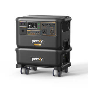 USA Stock PECRON F5000LFP Solar Generator 7200W 5120Wh 120V/240V Plus Extension <b>Battery</b> FP5000-48V for Home <b>Backup</b> - Product Image 1