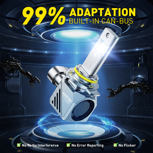 หลอดไฟหน้า LED AUXITO M6 Ultra Series 9012 HIR2 24000LM 150W ไม่มีข้อผิดพลาด Canbus สำหรับรถยนต์และรถบรรทุก - Product Image 1