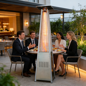 Factory Hot Sale Quadrilateral <strong>Glass</strong> <strong>Tube</strong> Pyramid Garden Best Selling Gas <strong>Patio</strong> <strong>Heater</strong> - Product Image 2