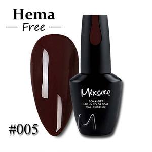 2025 Mixcoco HEMA GRATIS 15ml Esmalte de uñas de gel de bajo olor Alta pigmentación <span class=keywords><strong>Ingredientes</strong></span> no alergénicos Barniz Pintura artística de uñas - Product Image 5