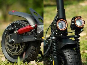 Scooter Eléctrico Todoterreno Plegable Unisex para Adultos, con Neumático de Vacío de 10 Pulgadas, 800W, <span class=keywords><strong>IX4</strong></span>, con Control por Aplicación - Product Image 3