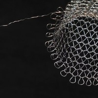 Stahldraht-Doppeljersey-Feinstrickmaschine mit Flachnetz und Röhrennetz aus Edelstahl für Webmaschinen