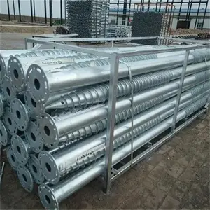 Spiral Pile Of Various Styles/Photovoltaic Support Screw Pile - China Spiral Ground Pile