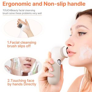 Facial Cleansing <b>Brush</b> Face Scrubber Exfoliator Wash Cleansing Exfoliating Powered Electric <b>Brushes</b> Spin Cleanser Cleaning <b>Scrub</b> - Product Image 4
