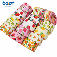 Motif de fruits, bande de tissu pressé, bandeau, ruban tissé, accessoire de cheveux d'arc fait à la main, matériel de pince à cheveux, accessoires, ruban