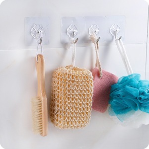 Transparent Adhesive Hooks Single Hook 0-1kg Plastic Wall Bathroom Kitchen Nail Free Traceless Creative Hooks - Product Image 3