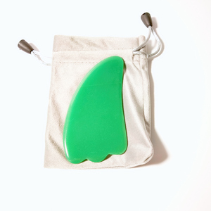 HZ Wholesale Rodillo Gua Sha de Aventurina Verde para Masaje Facial, Material de Aventurina Verde y Material de Mango de Jade - Product Image 4