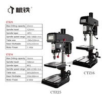 Taladro de Columna CTMACH CTZ16, 220V, Capacidad Máxima de Perforación de 16 mm, Certificación CE ISO, Garantía de 1.5 Años, Precio Competitivo, Motor