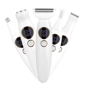 5 in 1 Lady Shaver Washable Body Hair Trimmer for Women Hair Removal Epilator Shaver Body Groomer Grooming Kit Hair Trimmer