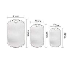 Grosir Kosong Stainless Steel ID Logam Tag Anjing Nama Tag Id Tag Anjing - Product Image 5