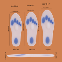 Plantillas de Silicona Médicas Comfort para Alivio del Dolor de Pies, Plantillas Ideales para Correr