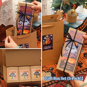 Caja <span class=keywords><strong>de</strong></span> Regalo con 3 Velas Aromáticas <span class=keywords><strong>de</strong></span> Halloween, <span class=keywords><strong>Vela</strong></span> <span class=keywords><strong>de</strong></span> <span class=keywords><strong>Cera</strong></span> <span class=keywords><strong>de</strong></span> Soya sin Humo para Decoración del Hogar y Fiestas - Product Image 6