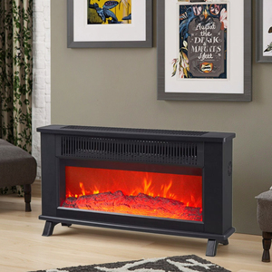 Chauffage d'appoint à flamme simulée 3D, radiateur électrique multi-niveaux avec télécommande, chauffage par tube à air chaud à sortie supérieure - Product Image 5