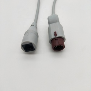 Cable médico profesional de alta calidad, Cable con <span class=keywords><strong>Sensor</strong></span> de presión arterial, 12 Pines, IBP, Compatible/Minray - Product Image 3