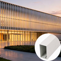 Sistema de Revestimiento de Paredes Exteriores con Perfil de Aluminio con Recubrimiento de PVDF