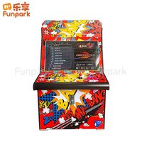 Borne d'arcade Street Fighter à entretien facile, machine de jeu vidéo à monnayeur pour 2 joueurs