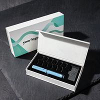 Custodia per Applicatore Cosmetico con Chiusura Magnetica, Scatola da Viaggio Portatile per Penne da Insulina con Logo Personalizzato, Guscio Rigido Antiurto