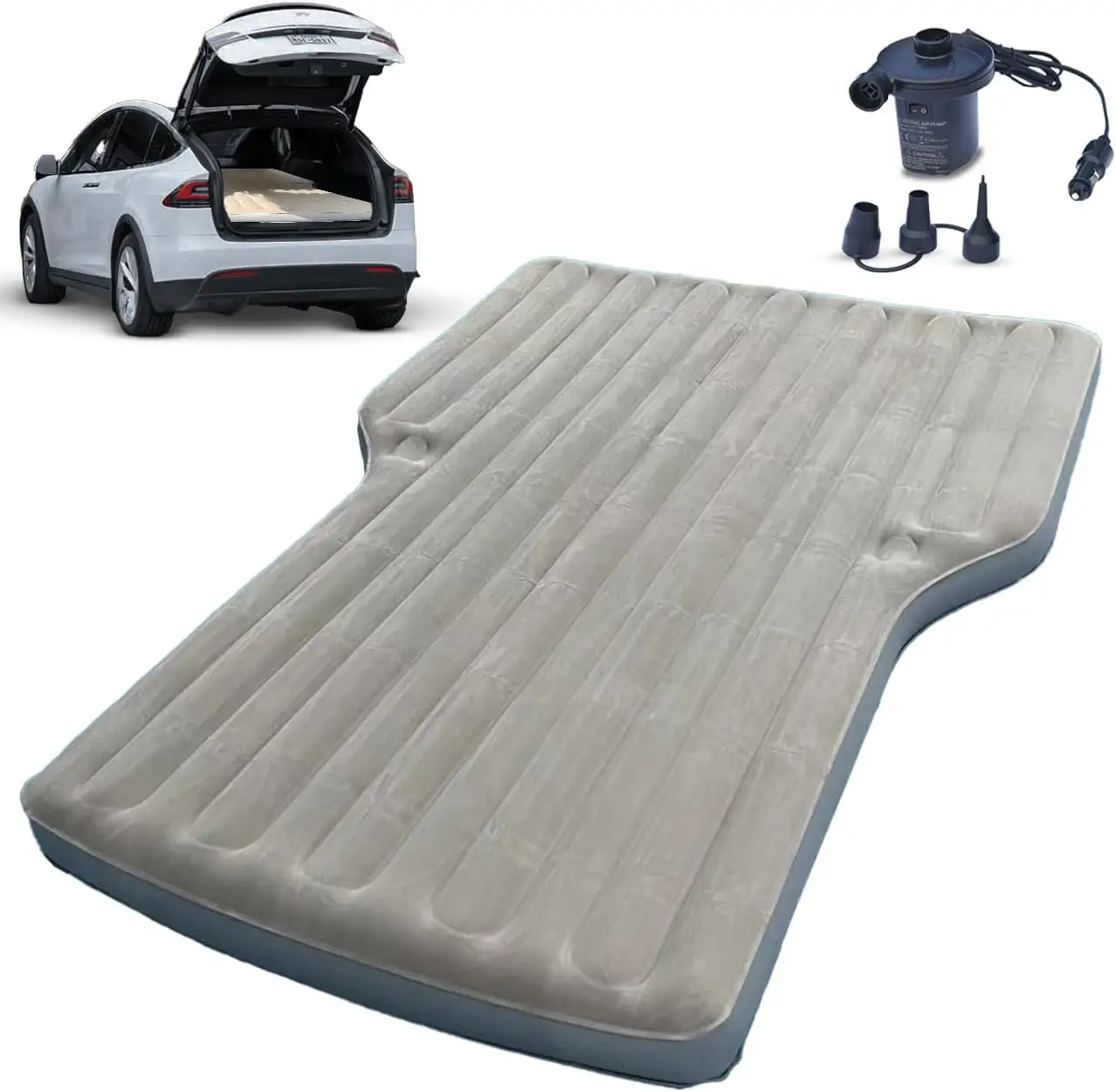 Matelas pneumatique pour SUV, matelas gonflable pour voiture, extra épais et confortable, adapté au camping, au sommeil et aux voyages