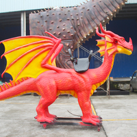 Jeux de parc d'attractions chinois, cheval de Dragon en 3d, importé du japon