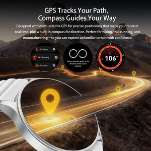 <span class=keywords><strong>Montre</strong></span> <span class=keywords><strong>connectée</strong></span> GPS professionnelle LC323, connectivité sans fil, écran rond HD, plus de 100 modes sportifs, étanche, compatible Android et iOS - Product Image 4