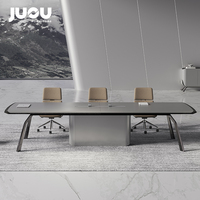 Meubles de bureau en gros, personnalisation, haute qualité, salle de réunion, bureau de réunion en bois de luxe, table de conférence moderne de grande taille