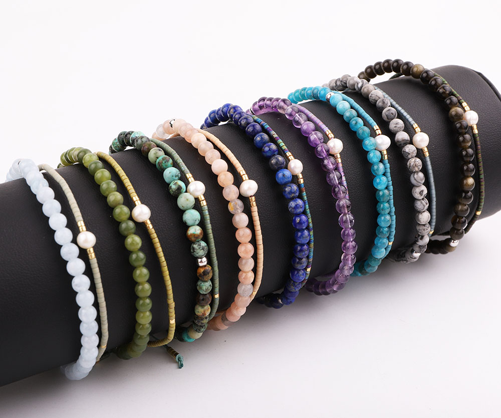 Taipower Noche Azul Miyuki Delica Perlas Hechas A Mano Taipower Noche Azul Miyuki Delica Perlas Hechas A Mano