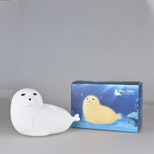 <span class=keywords><strong>Prodotti</strong></span> innovativi leone marino Led luci notturne in Silicone per camera dei bambini in Silicone Pat notte luce Soft Touch Silicon notte - Product Image 6