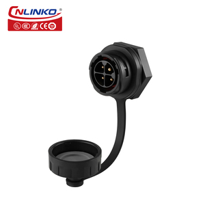 Cnlinko IP68 không thấm nước vách ngăn điện Bayonet 4 pin nối Nam Nữ Công nghiệp cắm và ổ cắm kết nối điện - Product Image 4