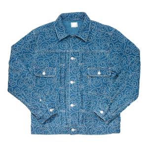 Veste en jean pour homme personnalisable, tissée, boutonnée, avec poches, 100% coton, vêtements d'hiver décontractés pour homme, veste en jean - Product Image 1