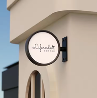 Boîte lumineuse publicitaire en acrylique pour l'extérieur, boîtes lumineuses LED pour la publicité en magasin