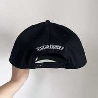 Cappellini da Baseball in Cotone Nero all'Ingrosso, Personalizzabili con Strass, Graffiti, Lettere Ricamate, Borchie Luccicanti, Stile Dad Hat con Chiusura Posteriore