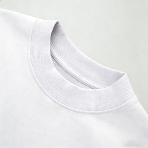 Camisetas Personalizadas de Corte Cuadrado para Hombre, Camiseta de Algodón 100% de Alto Gramaje, Cuello Redondo Acanalado, Estilo Urbano Oversize, Camisetas Cortas de Corte Cuadrado para Hombre - Product Image 3