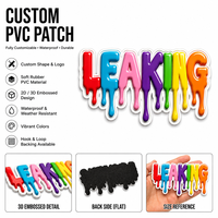 Patch tactique en PVC personnalisé avec motif graffiti arc-en-ciel, à fixation par crochet et boucle, pour vestes de randonnée, sacs à dos, équipement de plein air