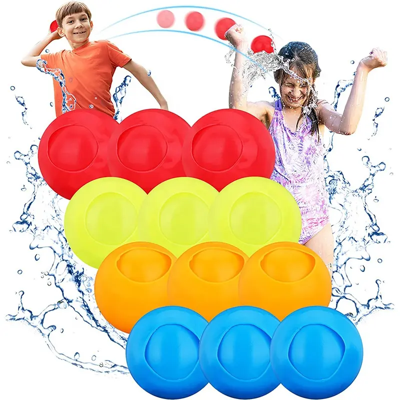 YH New Arrival Silicone Self Sealing Water Balloons Quick Fill Beach Toy Reusable Water Balloons