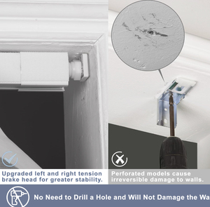 कोई भी ड्रिल हनीकॉम्ब ब्लाइंड कॉर्डलेस विंडो अंधा काला कर देता है, किराये के घरों के लिए दीवारों को नुकसान नहीं पहुंचाएगा। - Product Image 2