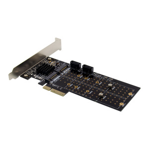 Carte d'extension de stockage <span class=keywords><strong>RAID</strong></span> M.2 PCIe <span class=keywords><strong>X2</strong></span>/6 Gbps pour serveur - En stock - Product Image 4