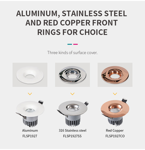 <b>Lighting</b> IP44 IP65 CE ROHS 3000K Deep Cure Anti Glare Die-casting Aluminum 9.5W LED Downlight - Product Image 5