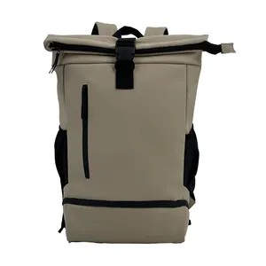 OEM大容量户外防水休闲电脑包时尚学校笔记本背包PU背包