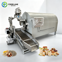 Torréfacteur rotatif à tambour à température réglable pour le traitement des amandes, des graines de soja et des fèves de cacao – Machine à torréfier les noix