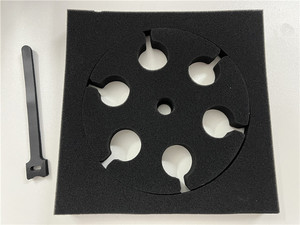 Support de microphone portable professionnel OEM avec 6 supports de micro, pare-vent en métal et en mousse, support multi-microphones - Product Image 6