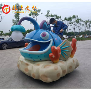 Bateau gonflable de camping en plein air, véhicule de marche attrayant, lanterne, festival de poissons, flotteur pour parc d'attractions - Product Image 2