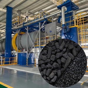 Trấu vỏ dừa than carbonization lò gỗ chip biochar nhiệt phân lò phản ứng cho Than Hoạt Tính sản xuất - Product Image 1