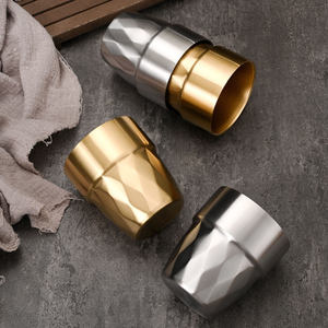Stainless Steel Tumbler 304 Double Wall Vacuum Insulated Gold Silver For <b>Coffee</b> Tea Party Beverage Cup - Product Image 2
