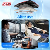 AC Mobil Listrik Bertenaga Baterai 12V 24V untuk Parkir Truk di Atap