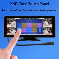 DVR Integrado para Automóvil HD, Pantalla Grande de 12.3 Pulgadas, Video de 5 Canales, Detección de Punto Ciego BSD Integrada, Compatible con Reproducción MP5